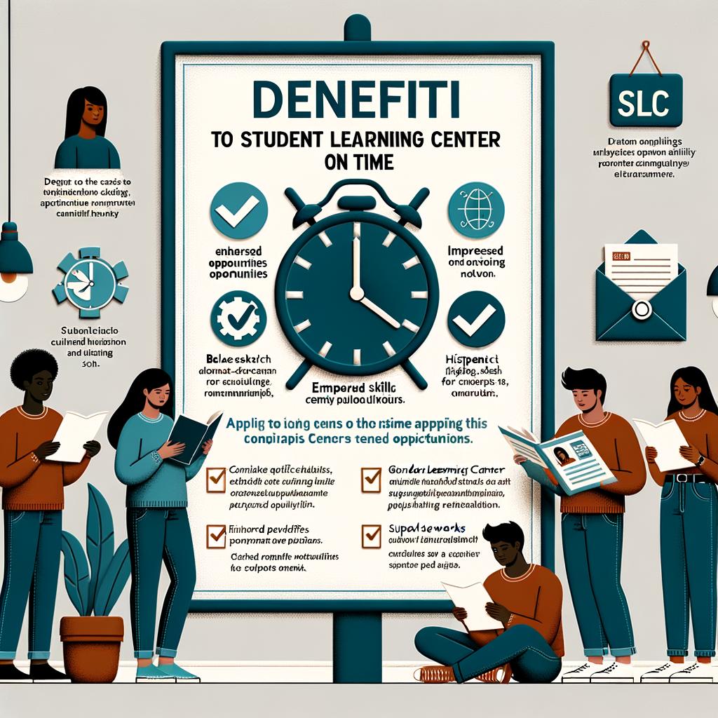 Exploring the ⁤Benefits of ‍a Timely Application to ⁣SLC